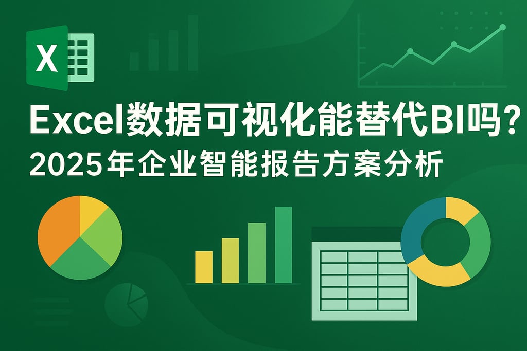 Excel数据可视化能替代BI吗？2025年企业智能报告方案分析