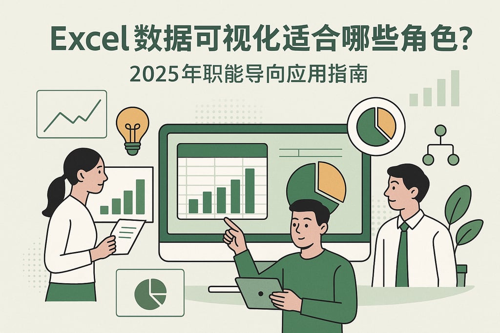 Excel数据可视化适合哪些角色？2025年职能导向应用指南