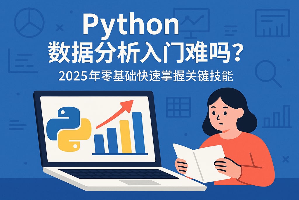 Python数据分析入门难吗？2025年零基础快速掌握关键技能