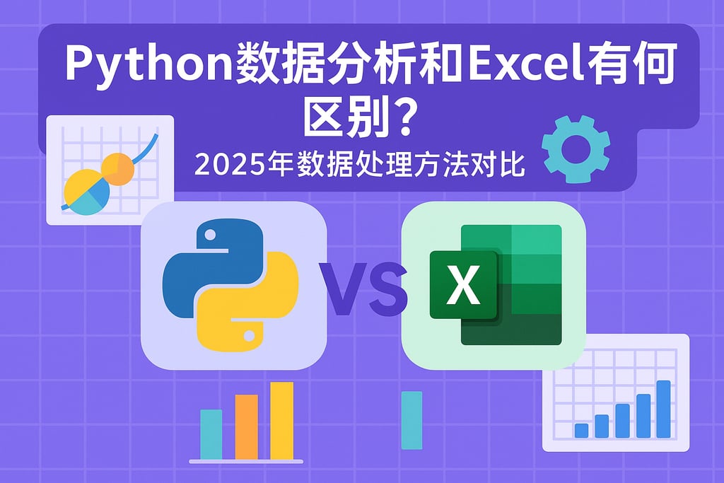 Python数据分析和Excel有何区别？2025年数据处理方法对比