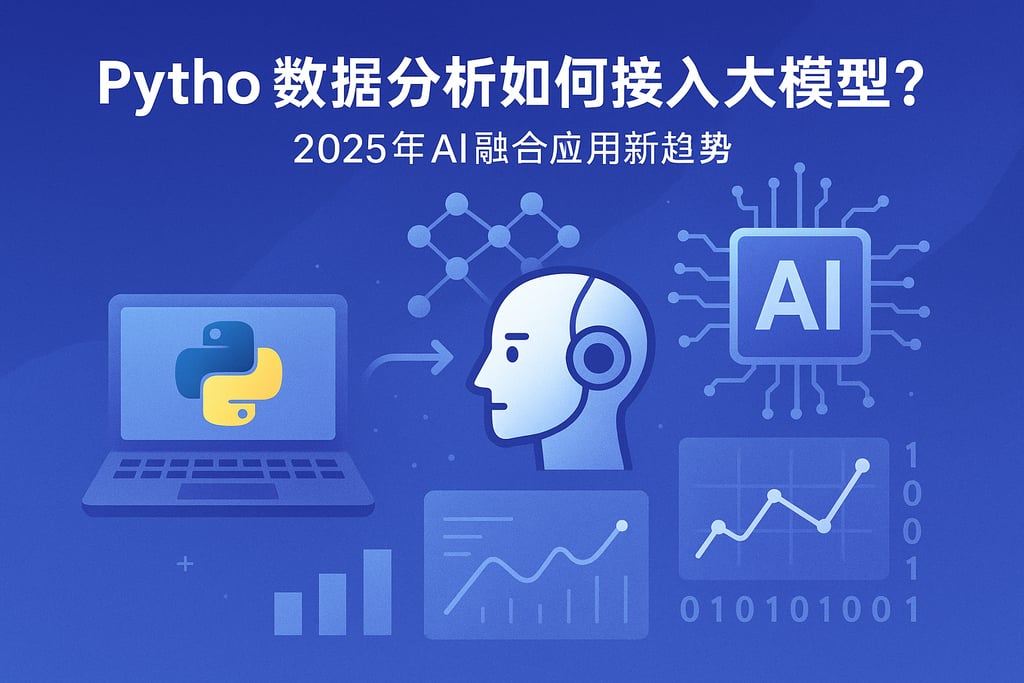 Python数据分析如何接入大模型？2025年AI融合应用新趋势