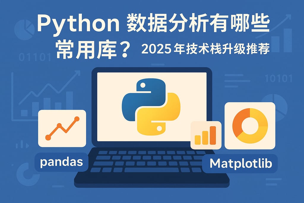 Python数据分析有哪些常用库？2025年技术栈升级推荐