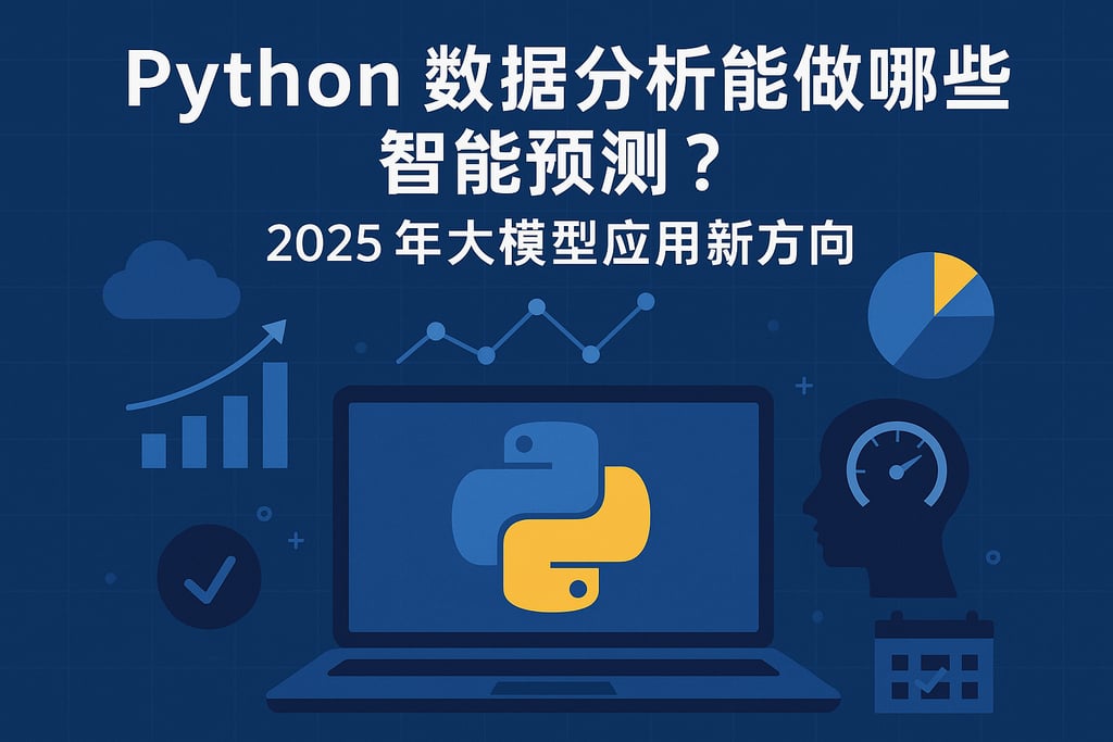 Python数据分析能做哪些智能预测？2025年大模型应用新方向