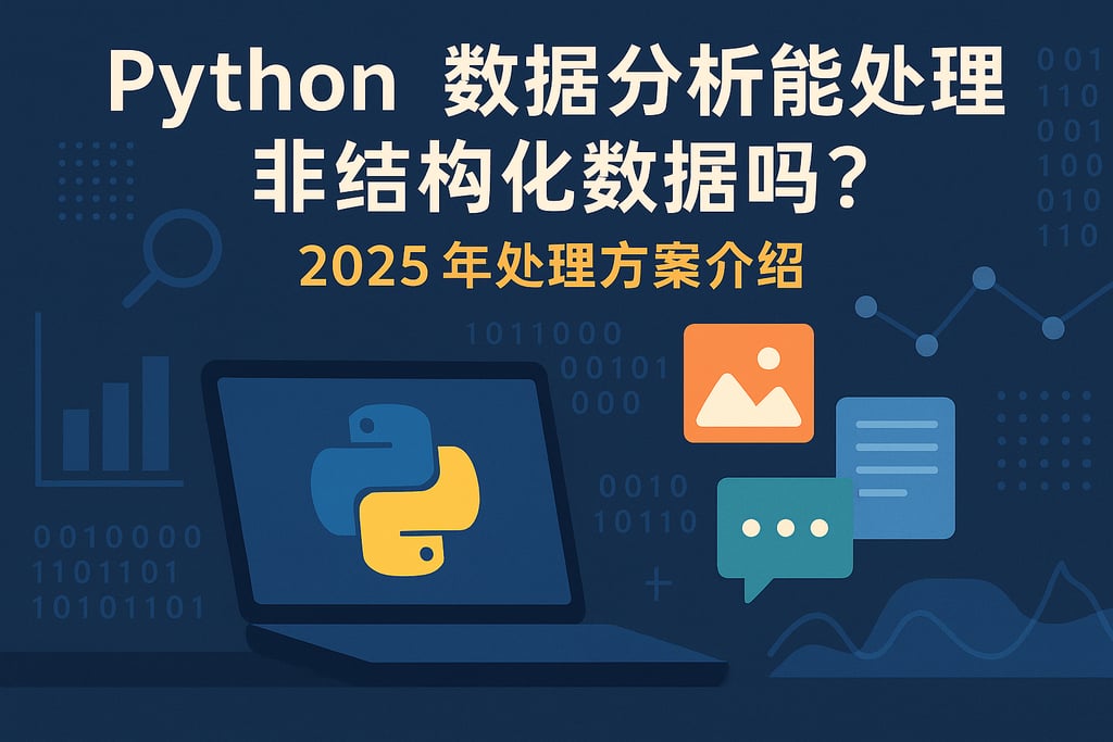 Python数据分析能处理非结构化数据吗？2025年处理方案介绍