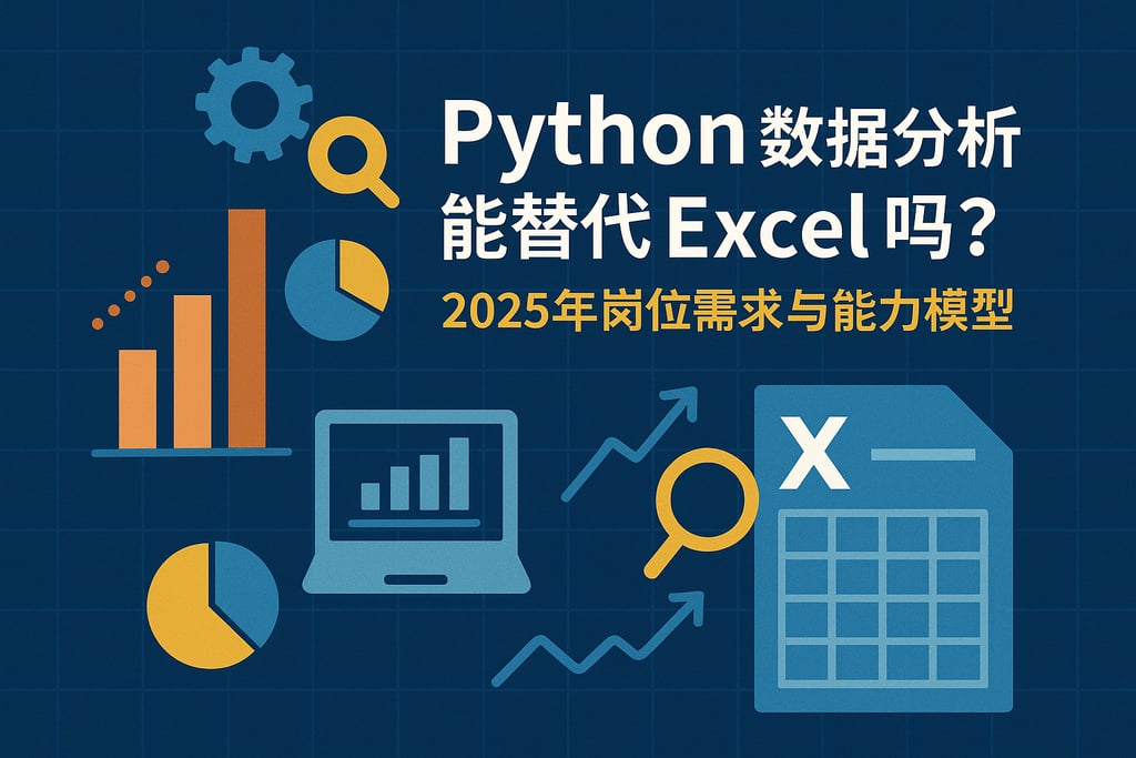 Python数据分析能替代Excel吗？2025年岗位需求与能力模型