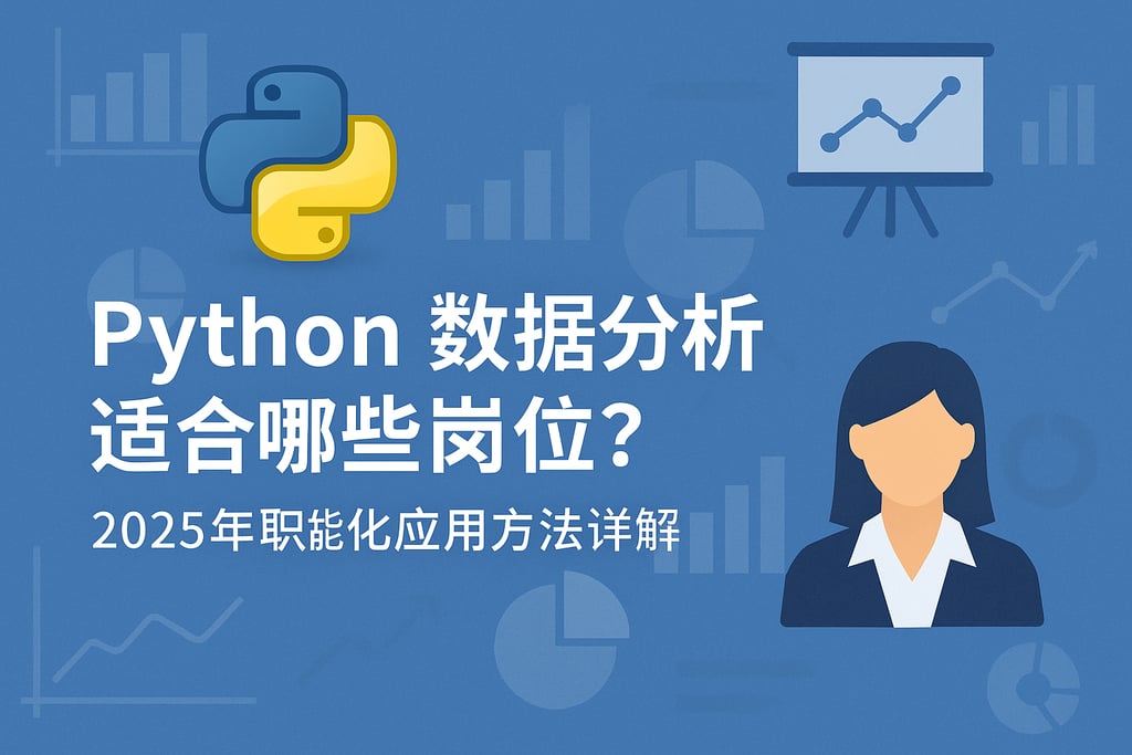 Python数据分析适合哪些岗位？2025年职能化应用方法详解