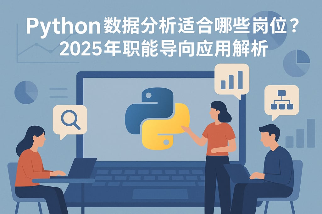 Python数据分析适合哪些岗位？2025年职能导向应用解析