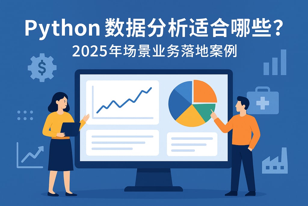 Python数据分析适合哪些行业？2025年场景业务落地案例