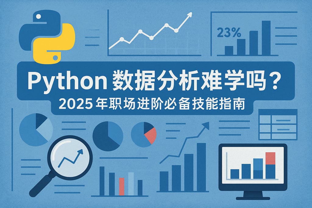 Python数据分析难学吗？2025年职场进阶必备技能指南