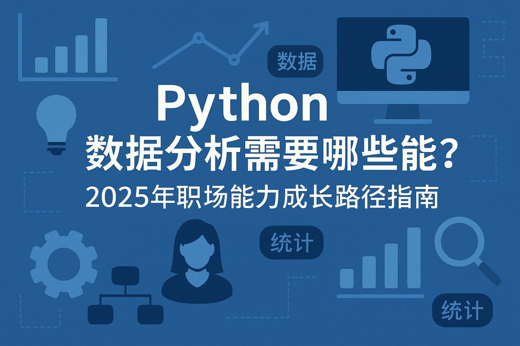Python数据分析需要哪些技能？2025年职场能力成长路径指南
