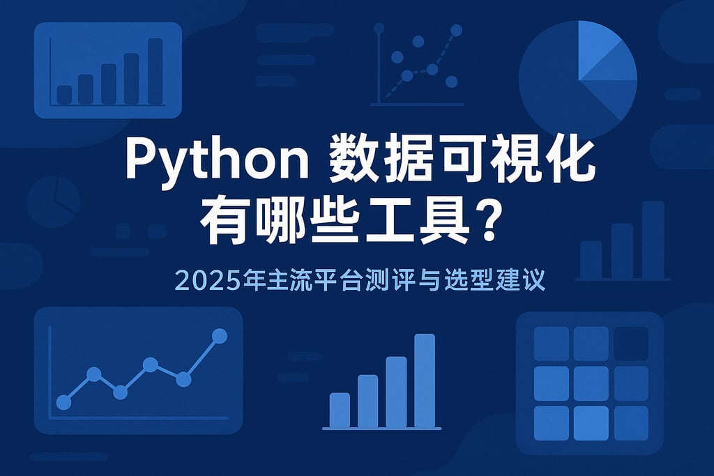 Python数据可视化有哪些工具？2025年主流平台测评与选型建议