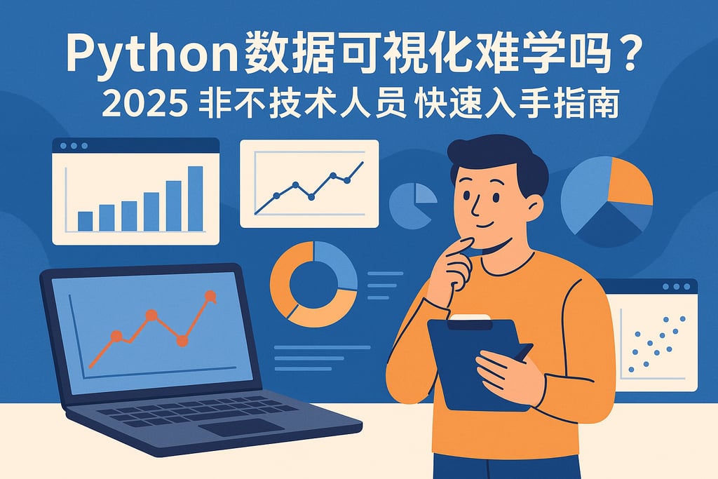 Python数据可视化难学吗？2025年非技术人员快速上手指南