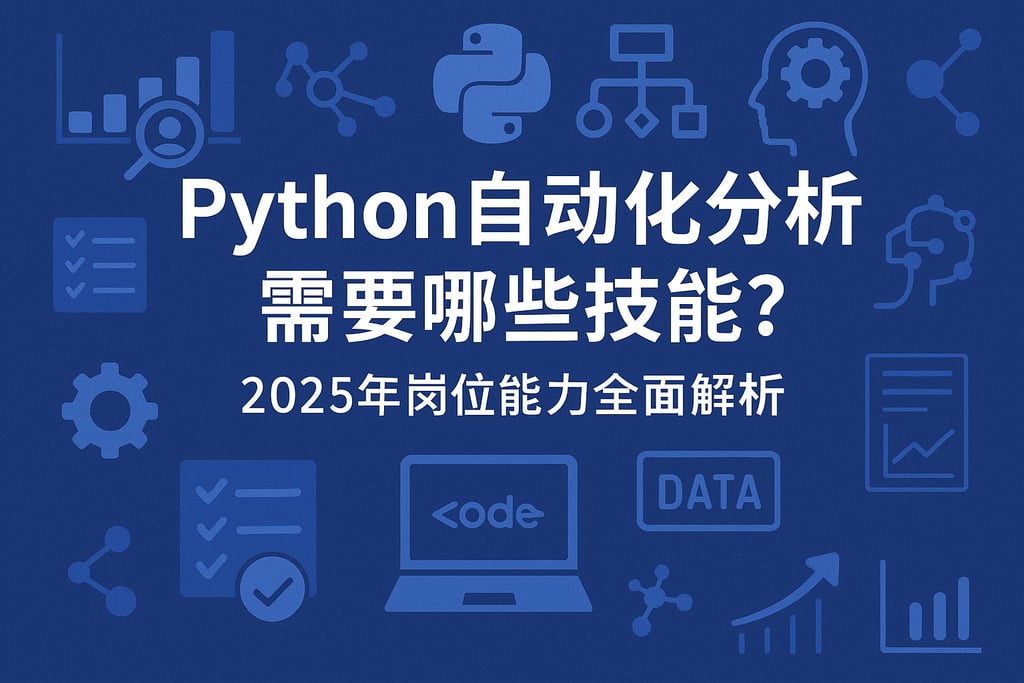 Python自动化分析需要哪些技能？2025年岗位能力全面解析