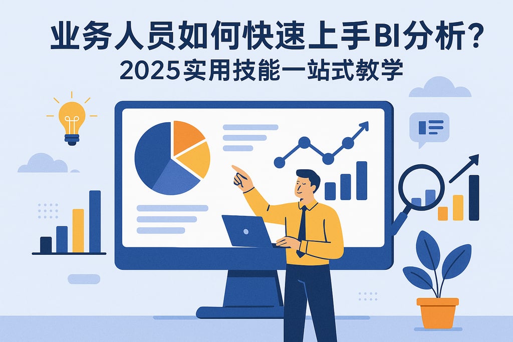业务人员如何快速上手BI分析？2025年实用技能一站式教学