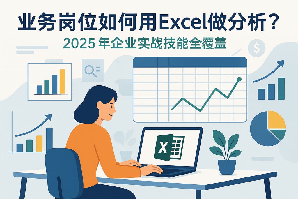 业务岗位如何用Excel做分析？2025年企业实战技能全覆盖