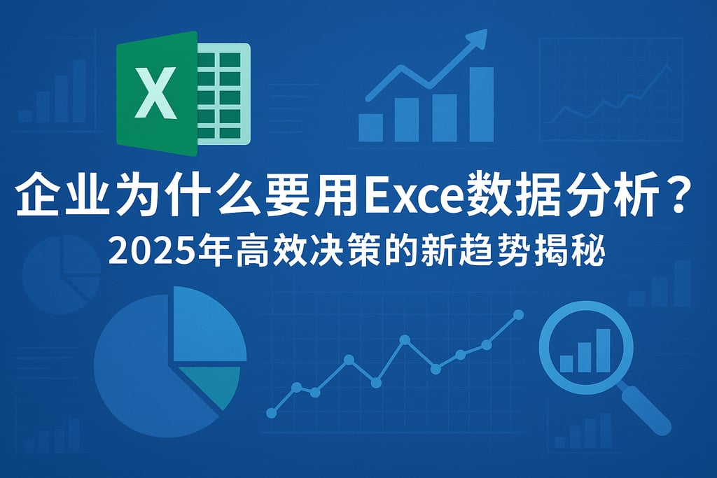 企业为什么要用Excel数据分析？2025年高效决策的新趋势揭秘