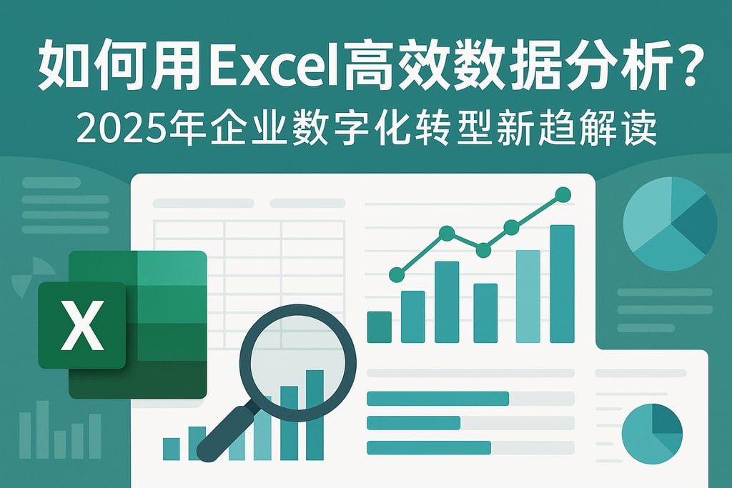 如何用Excel高效数据分析？2025年企业数字化转型新趋势解读