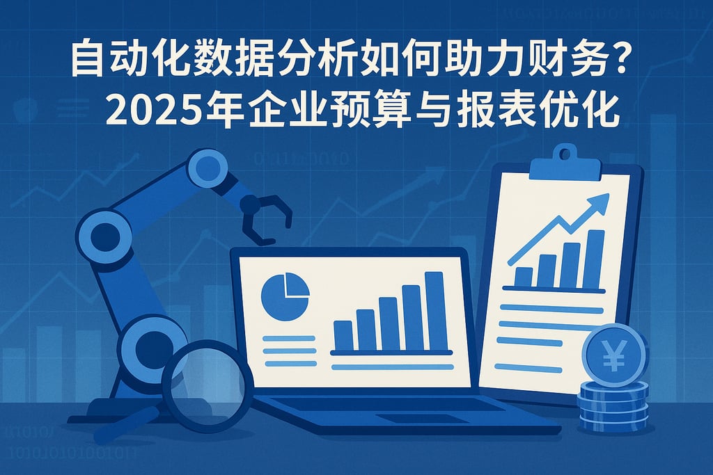 自动化数据分析如何助力财务？2025年企业预算与报表优化