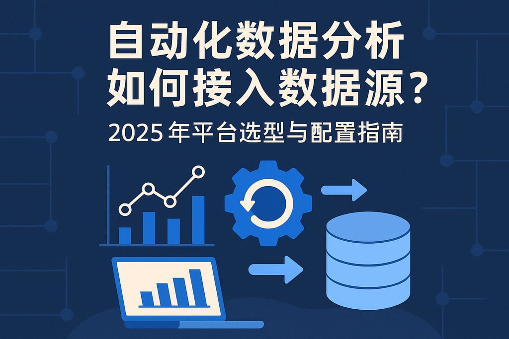 自动化数据分析如何接入数据源？2025年平台选型与配置指南