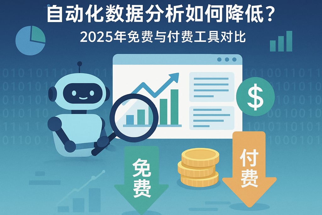 自动化数据分析如何降低成本？2025年免费与付费工具对比