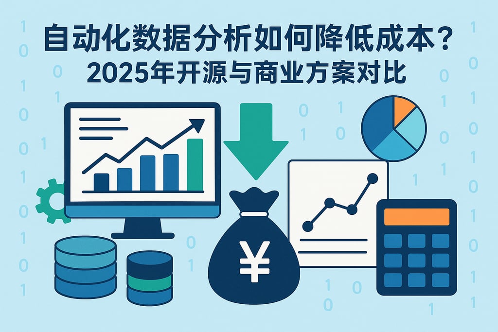 自动化数据分析如何降低成本？2025年开源与商业方案对比