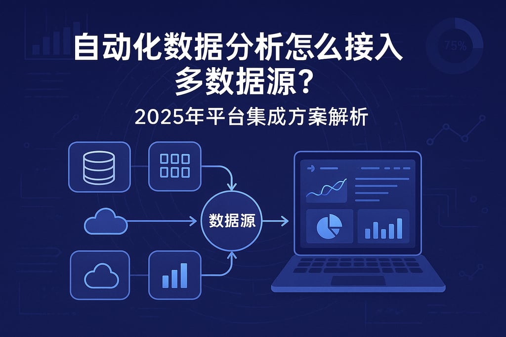 自动化数据分析怎么接入多数据源？2025年平台集成方案解析