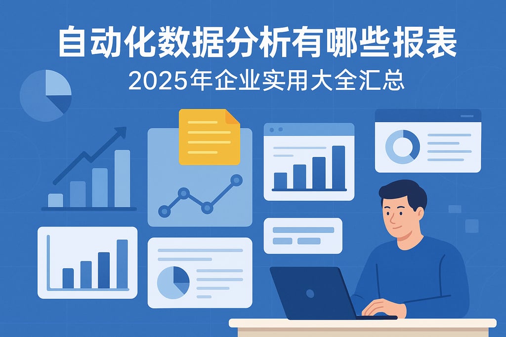 自动化数据分析有哪些报表模板？2025年企业实用大全汇总