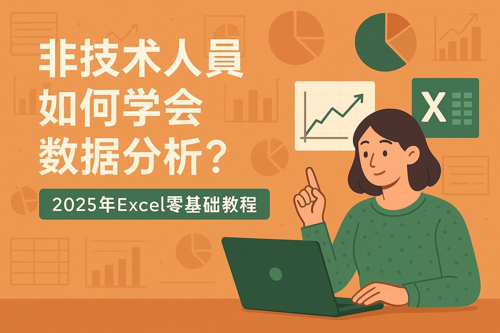 非技术人员如何学会数据分析？2025年Excel零基础教程