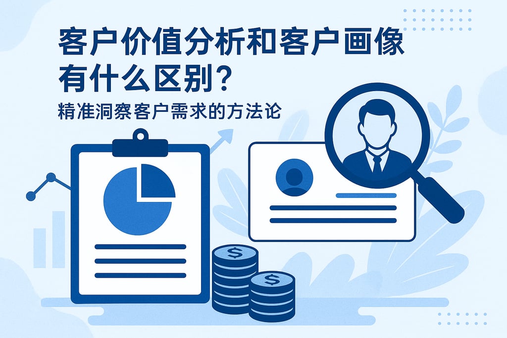 客户价值分析和客户画像有什么区别？精准洞察客户需求的方法论 - FineBI数据分析知识库