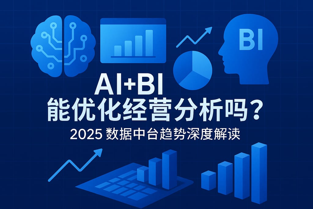 AI+BI能优化经营分析吗？2025数据中台趋势深度解读