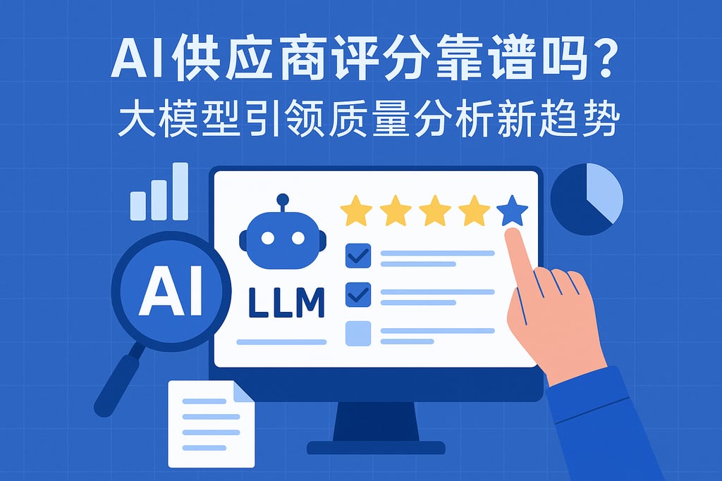 AI供应商评分靠谱吗？大模型引领质量分析新趋势