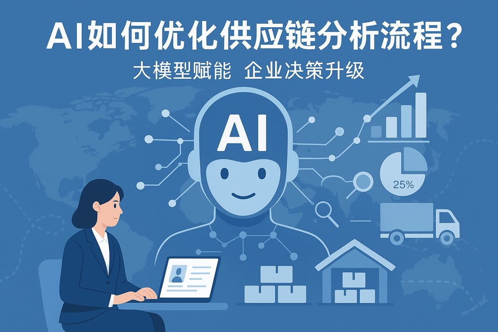 AI如何优化供应链分析流程？大模型赋能企业决策升级