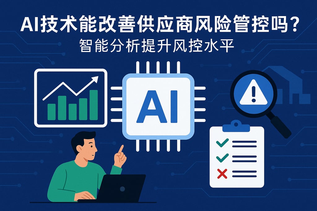 AI技术能改善供应商风险管控吗？智能分析提升风控水平