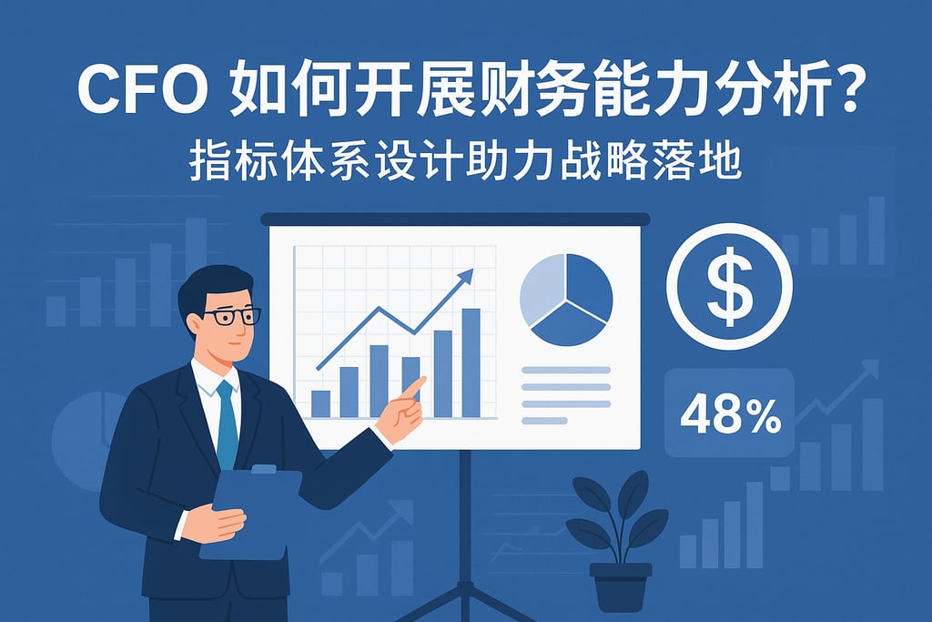 CFO如何开展财务能力分析？指标体系设计助力战略落地
