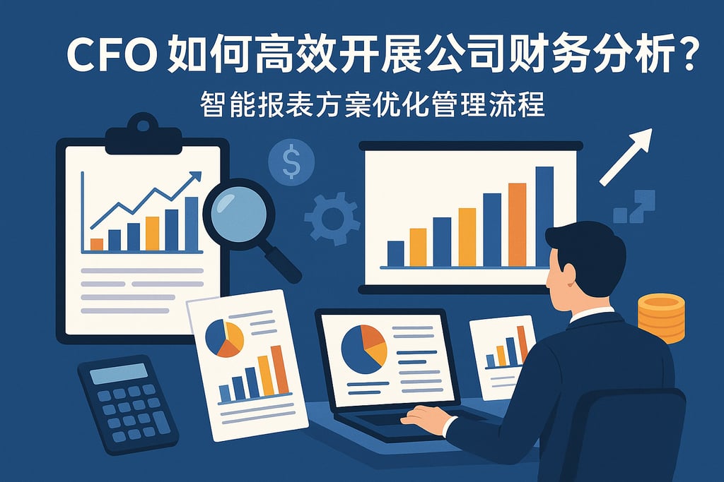 CFO如何高效开展公司财务分析？智能报表方案优化管理流程