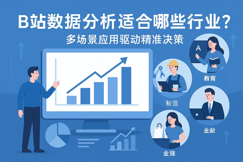 b站数据分析适合哪些行业？多场景应用驱动精准决策