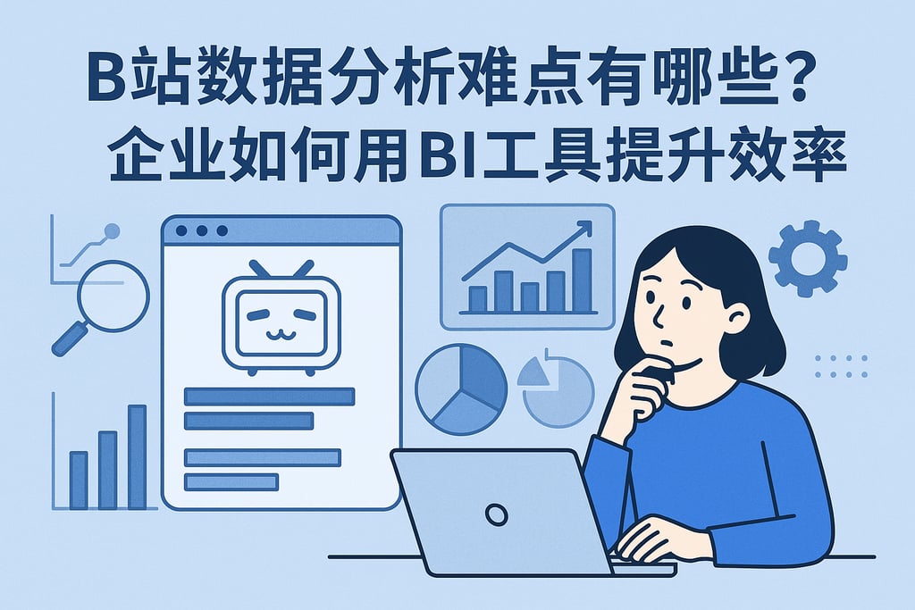 b站数据分析难点有哪些？企业如何用BI工具提升效率