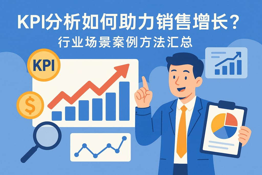 kpi分析如何助力销售增长？行业场景案例方法汇总