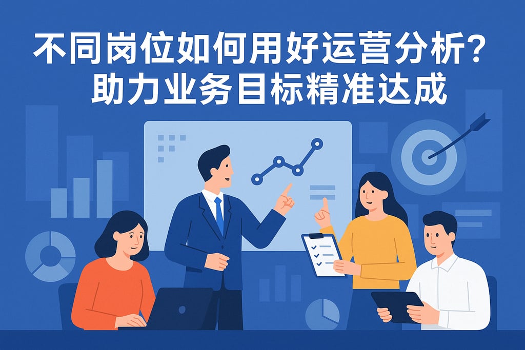 不同岗位如何用好运营分析？助力业务目标精准达成