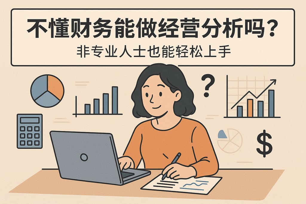 不懂财务能做经营分析吗？非专业人士也能轻松上手