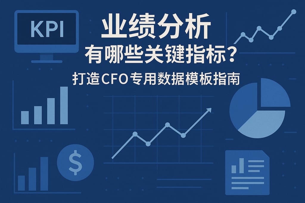 业绩分析有哪些关键指标？打造CFO专用数据模板指南