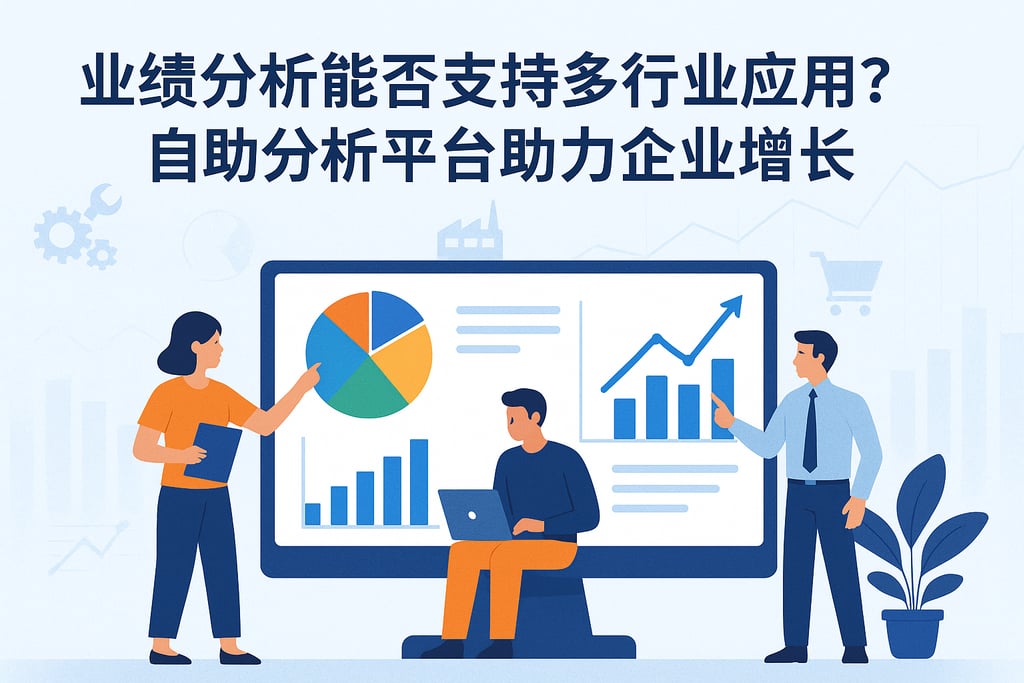 业绩分析能否支持多行业应用？自助分析平台助力企业增长