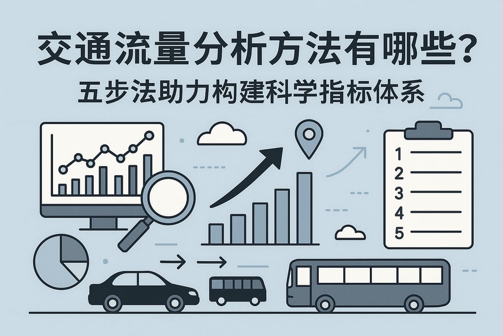交通流量分析方法有哪些？五步法助力构建科学指标体系