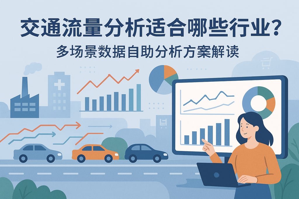 交通流量分析适合哪些行业？多场景数据自助分析方案解读