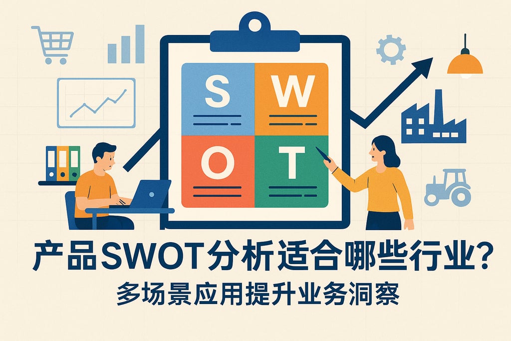 产品SWOT分析适合哪些行业？多场景应用提升业务洞察