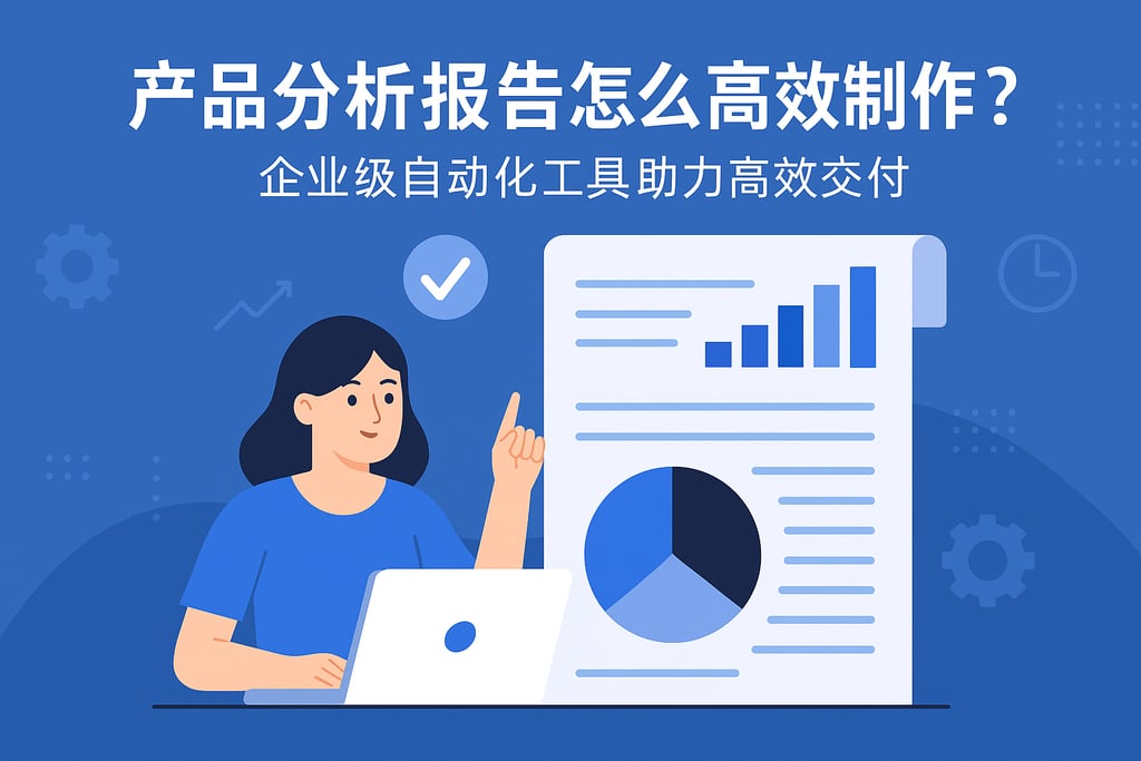 产品分析报告怎么高效制作？企业级自动化工具助力高效交付