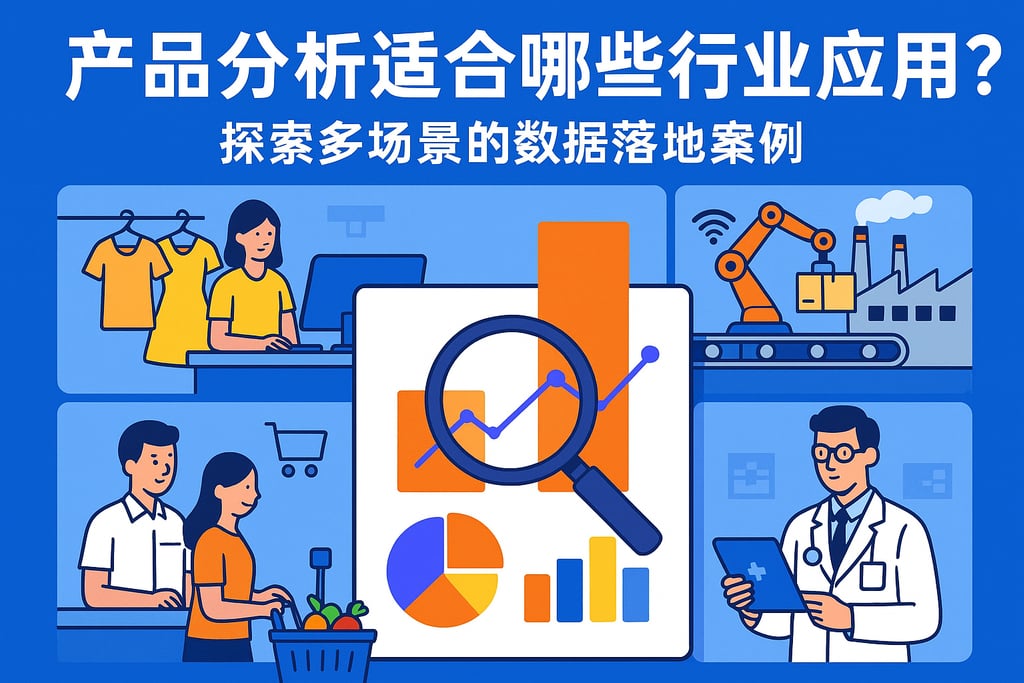 产品分析适合哪些行业应用？探索多场景的数据落地案例
