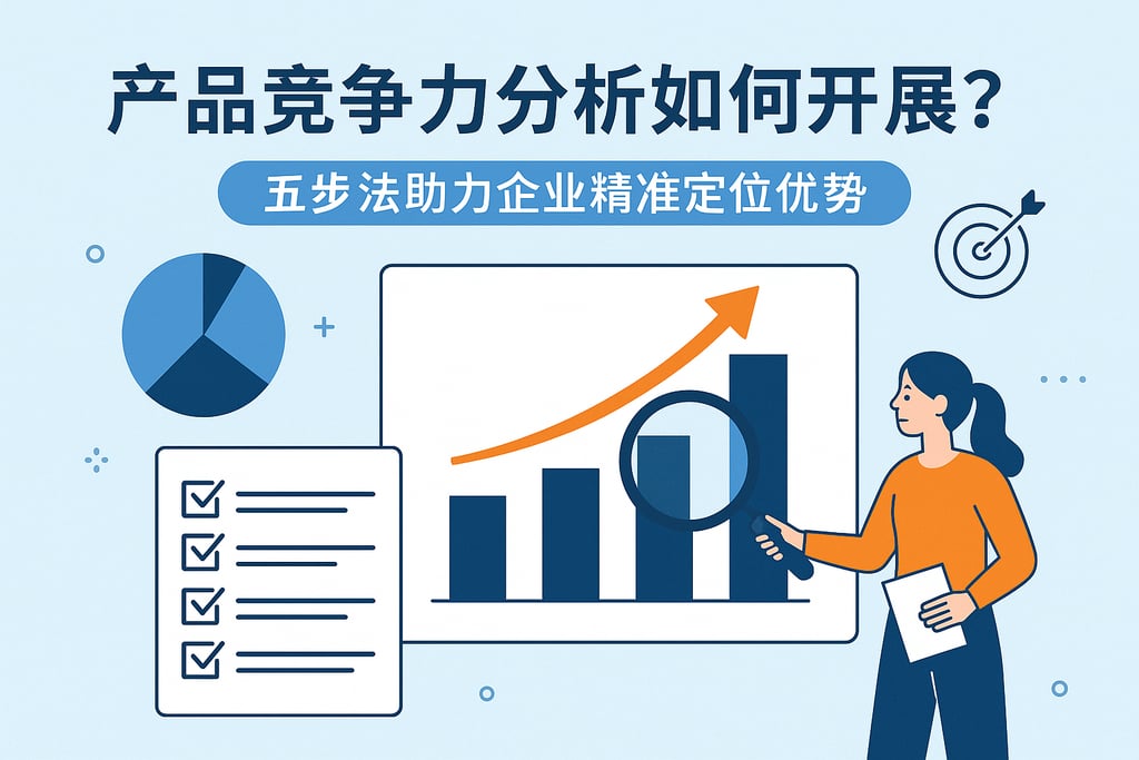 产品竞争力分析如何开展？五步法助力企业精准定位优势