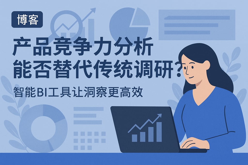 产品竞争力分析能否替代传统调研？智能BI工具让洞察更高效