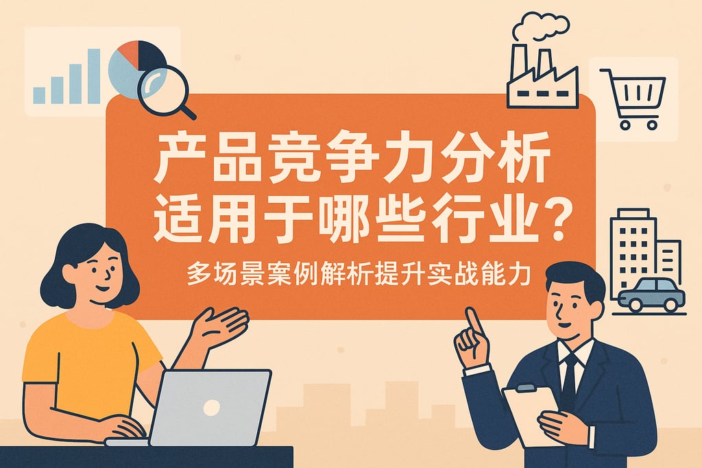 产品竞争力分析适用于哪些行业？多场景案例解析提升实战能力